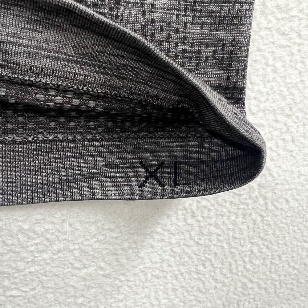 Lululemon Men Black Anchor Gray Camo Mesh Metal Vent Tech Long Sleeve Shirt XL - Picture 7 of 11
